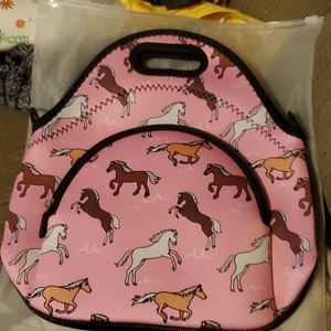 Cute Pink Pony Lunch Bag